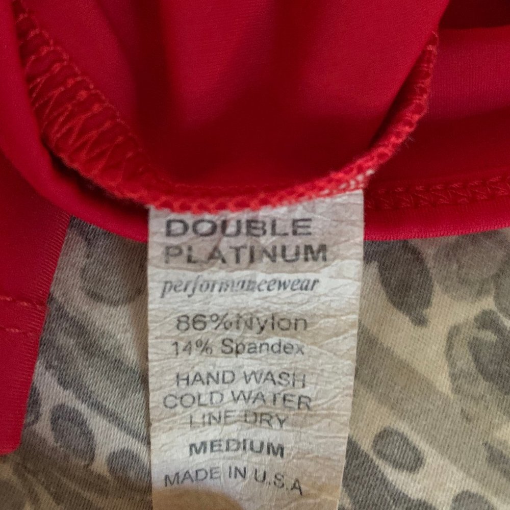 Box Short Halter Performance Leotard - Picture 3 of 3